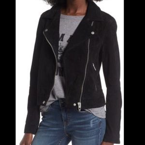 Blank NYC Black Suede Moto Jacket